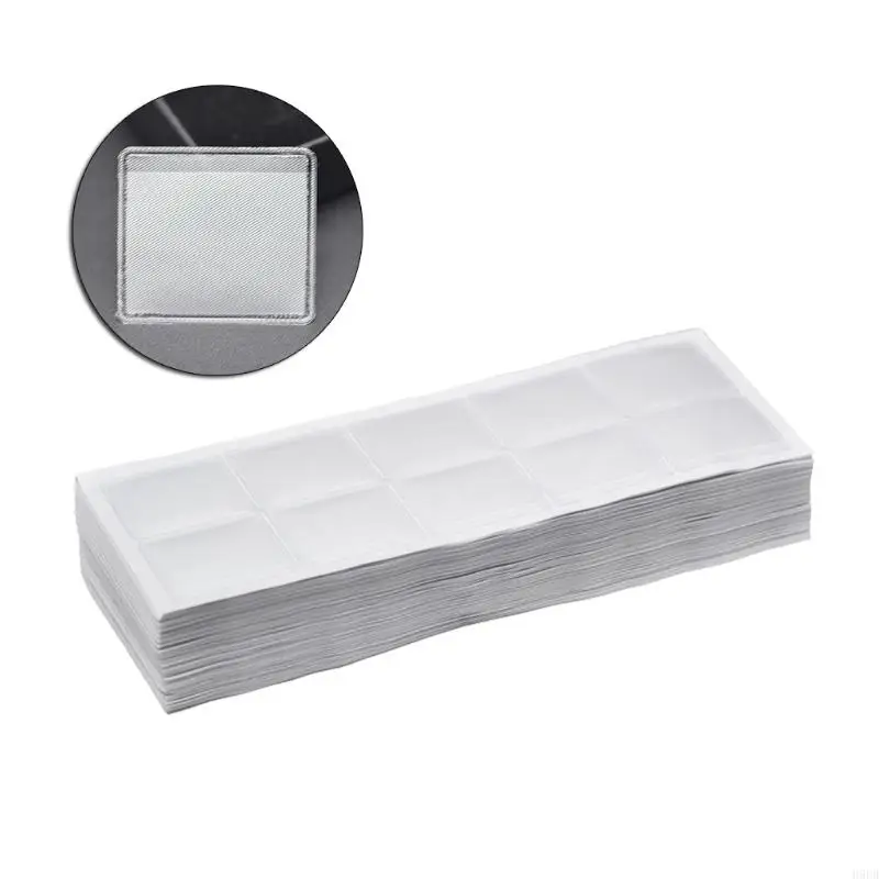 

H9ED 100Pieces/Set Clear Plastic Label Holder Sleeves for Organizing Picture Necklace