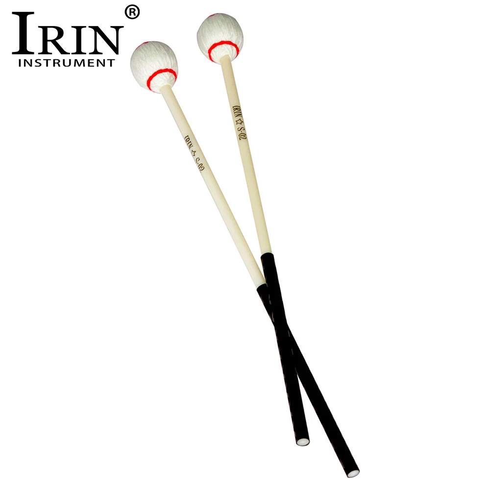 

1 Pair Marimba Mallets Drumsticks Hard Rubber Head Sticks Xylophone Piano Hammer Accessories Percussion Instrument