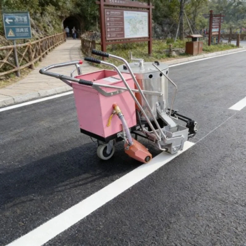 

High-Visibility Thermoplastic Road Marking Paint Machine, Apply Reflective Paint for Enhanced Night Safety