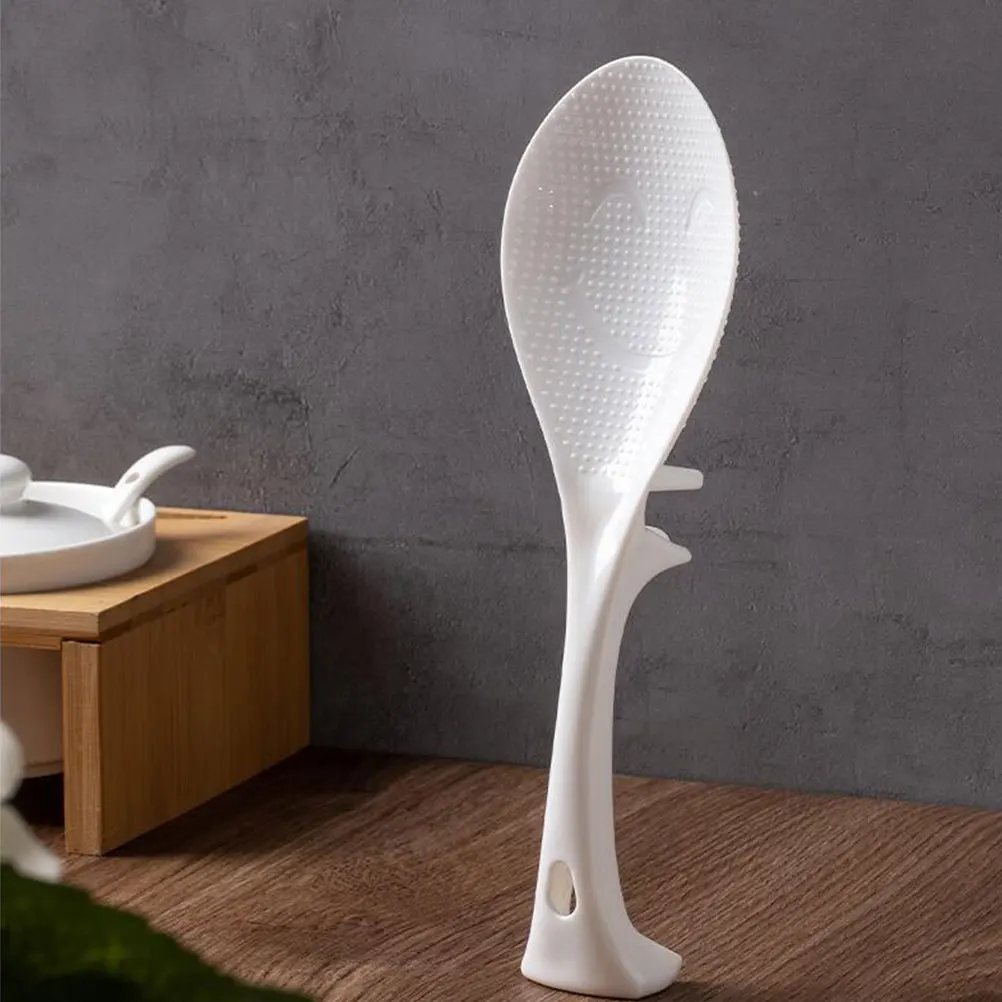 

Standing Rice Spoon Nonstick Kitchen Paddle Practical Scoop Heat Resistant Reusable Plastic Food Scoop For Home Restaurant