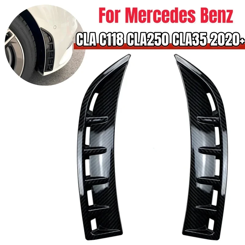 

Front Wheel Bumper Canard Side Vent Hood Fender Cover For Mercedes Benz Accessories CLA C118 CLA250 CLA35 2020+