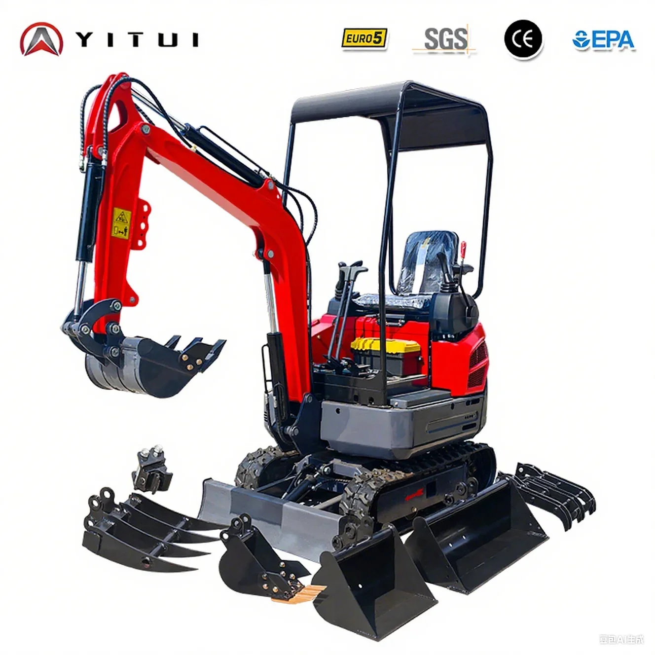 

Hot-sell Crawler 2.0 Ton Mini Excavator Ce Epa Euro 5 Kubota Engine Customized Mini Excavator Quick Delivery