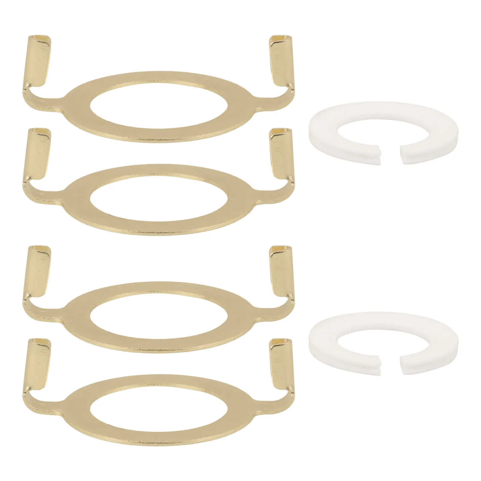 2Sets Lamp Head Converter Ring Metal Lampshade Reducer Ring Compact Lightweight Lamp Shade Adapter for Table Lamps Lighting Use