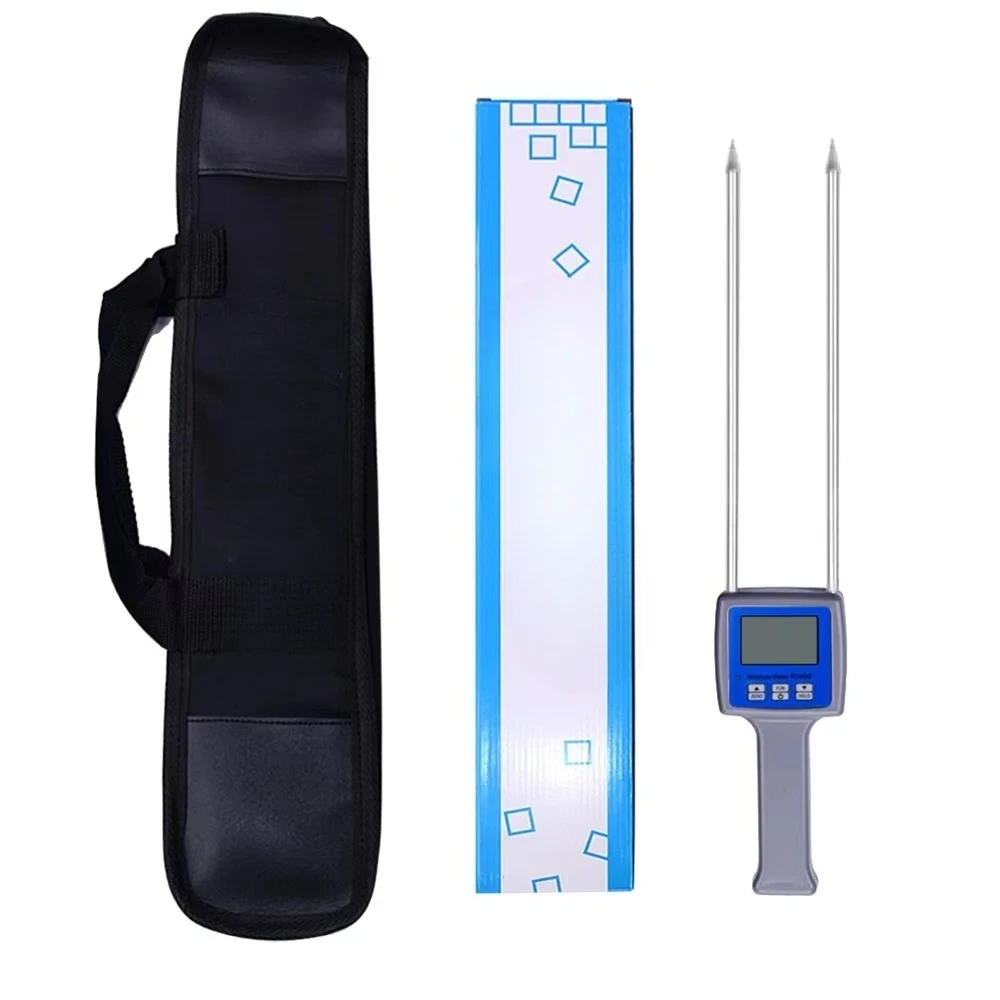 Professional Wood Sawdust Powder Hay Bale Peat Moisture Meter Hygrometer TK100W