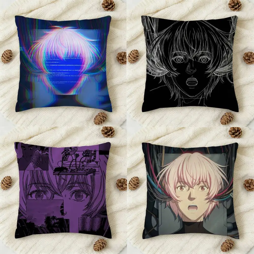 

T-Tainy Data Double-sided Printed Square Decorative Cushion Cover for Sofa Living Room Home Decor