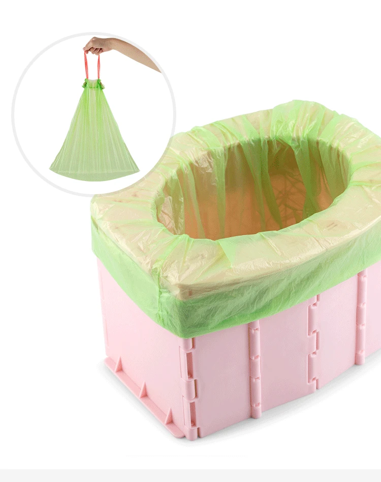 Pot de toilette pliable portable pour bébé, siège d\'entraînement pour enfants, voiture, voyage en plein air, camping, livraison directe