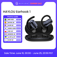 HAYLOU Earhook 1 Open-Ear Earphones Ear Hooks Wireless Bluetooth Headphones 360° Spatial Audio 4-Mic Noise Cancellation Earbud