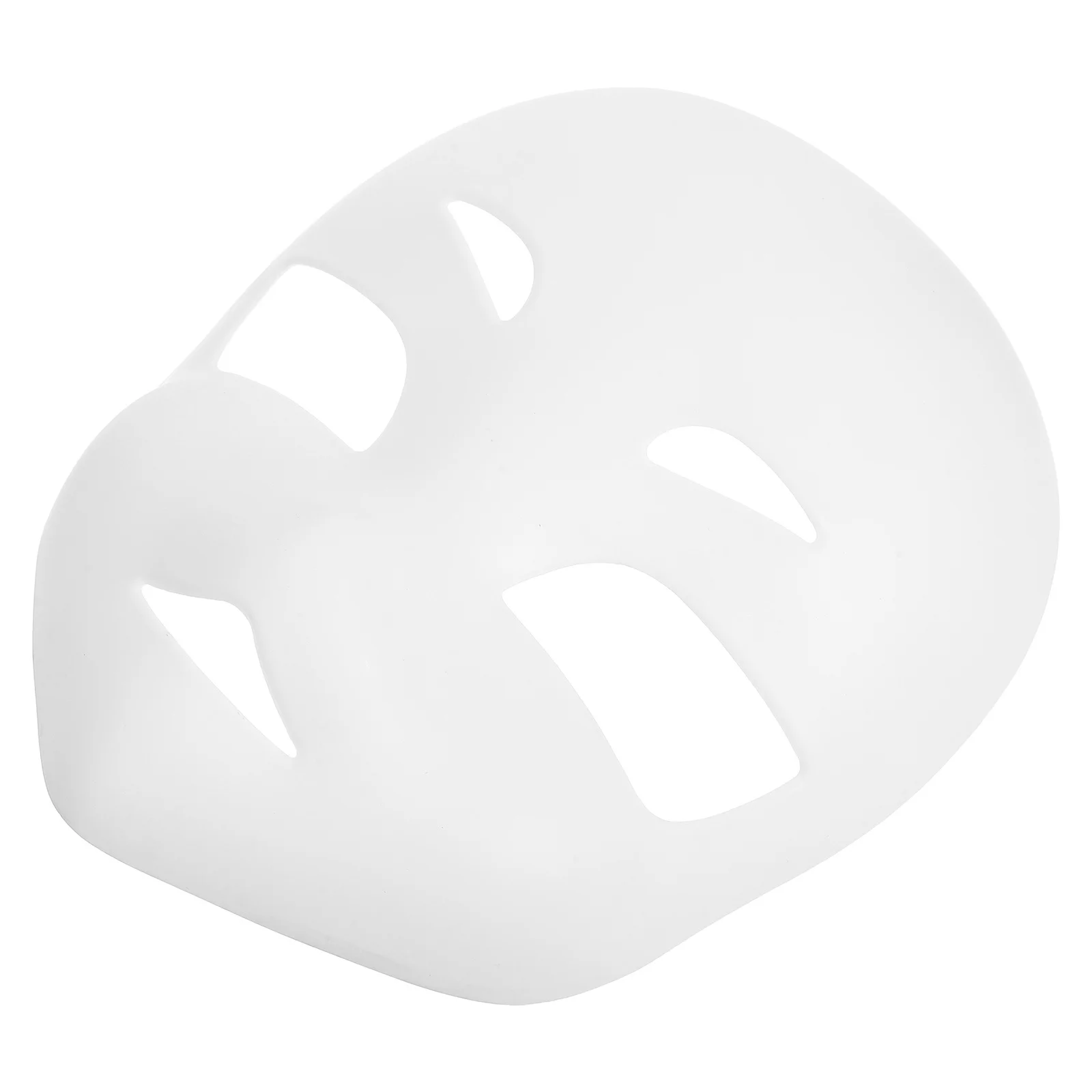 1 Uds. Máscara de traje de zorro en blanco sin pintar Animal Cosplay cubierta facial diseño de calavera ligero 3D Diy accesorio de disfraz de fiesta