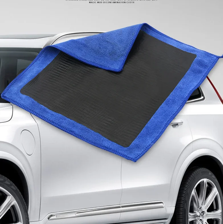 

Car Cleaning Magic Clay Cloth Hot Clay Towels for Car Detailing Washing Towel with Blue Clay Bar Towel Washing Tool