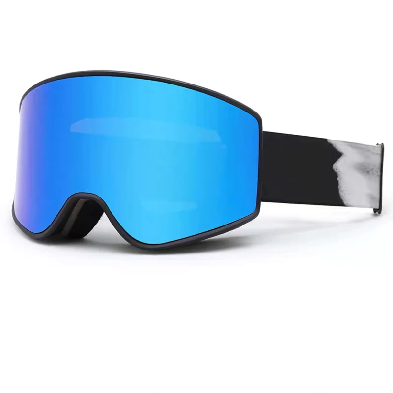 Ski Goggles Custom OEM logo wholesale protective Anti-Fog Magnetic removable lens Snowboard Glasses Snow Goggles