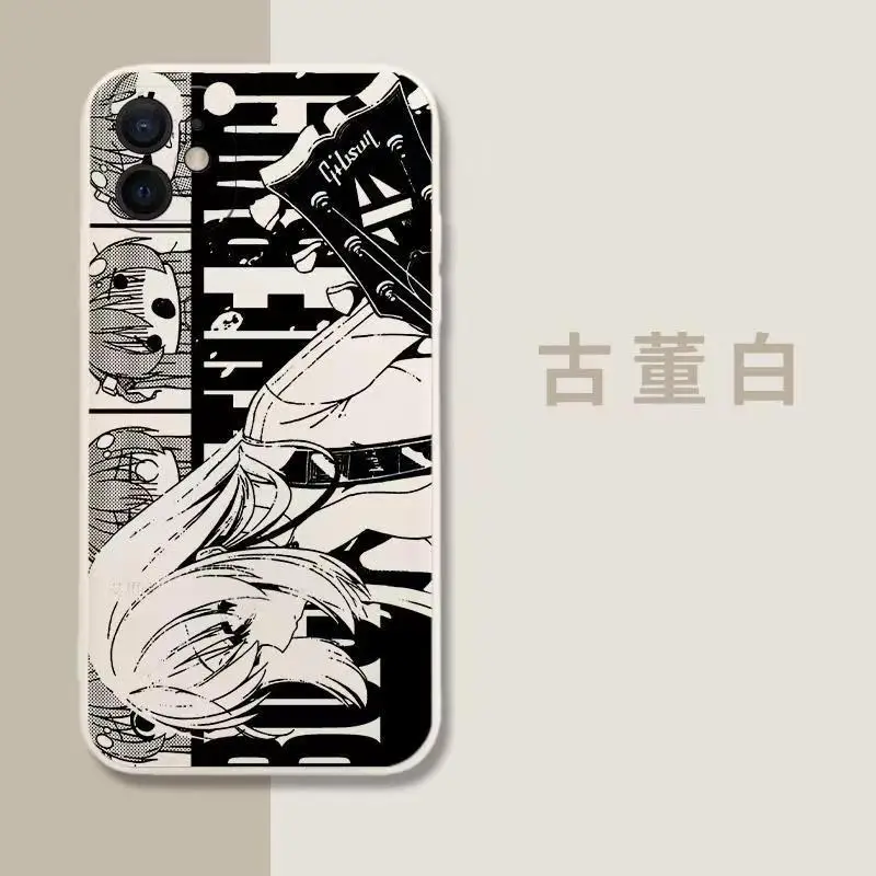 BOCCHI THE ROCK for Phone Case Anime Ijichi Nijika Yamada Ryo for IPhone X 13 14Pro Max Full Lens Protection Cover Accessories