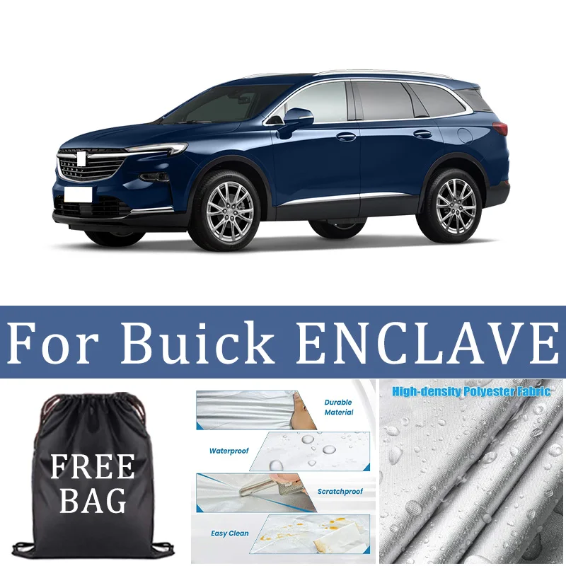 

For Buick ENCLAVE Car Cover Car Waterproof All Weather Automobiles Full Exterior Covers - Sun-proof Outdoor Anti Scratch