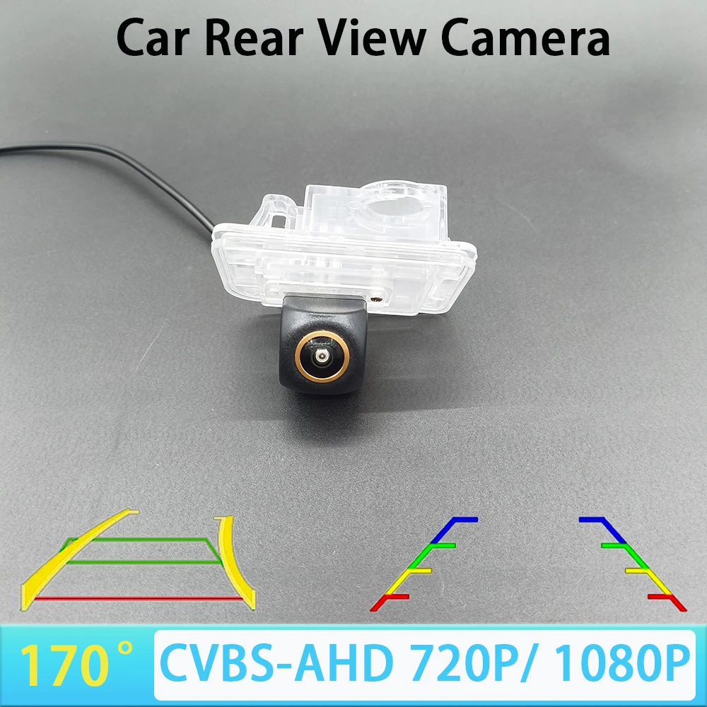 Cámara de Visión Trasera para Auto AHD 1080P CVBS de 170 Grados para Suzuki Swift Sport Alivio Ciaz Keietsu con Líneas de Guía/Regla NTSC