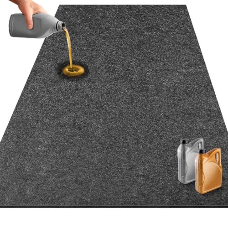

Garage Floor Mats 6.6x8.5 FT Oil Spill Mat Oil Absorbent for Under Car Golf Cart Parking Mat Protect Floors from Oil Drips Spil