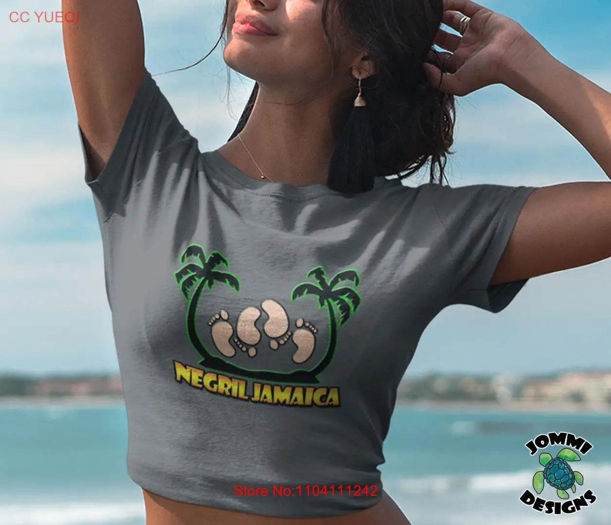 Beach T Shirt Summe… - image