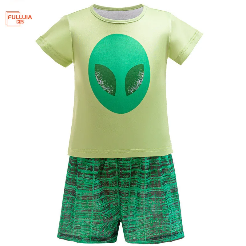 Fulujiacos Elio تأثيري حلي قميص عباءة السراويل مجموعة كاملة #4