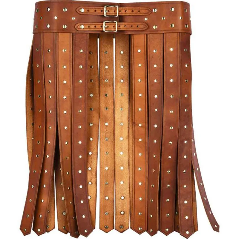 Adjustable Medieval Retro Roman Warrior Skirt Party Cosplay Halloween Performance Costume