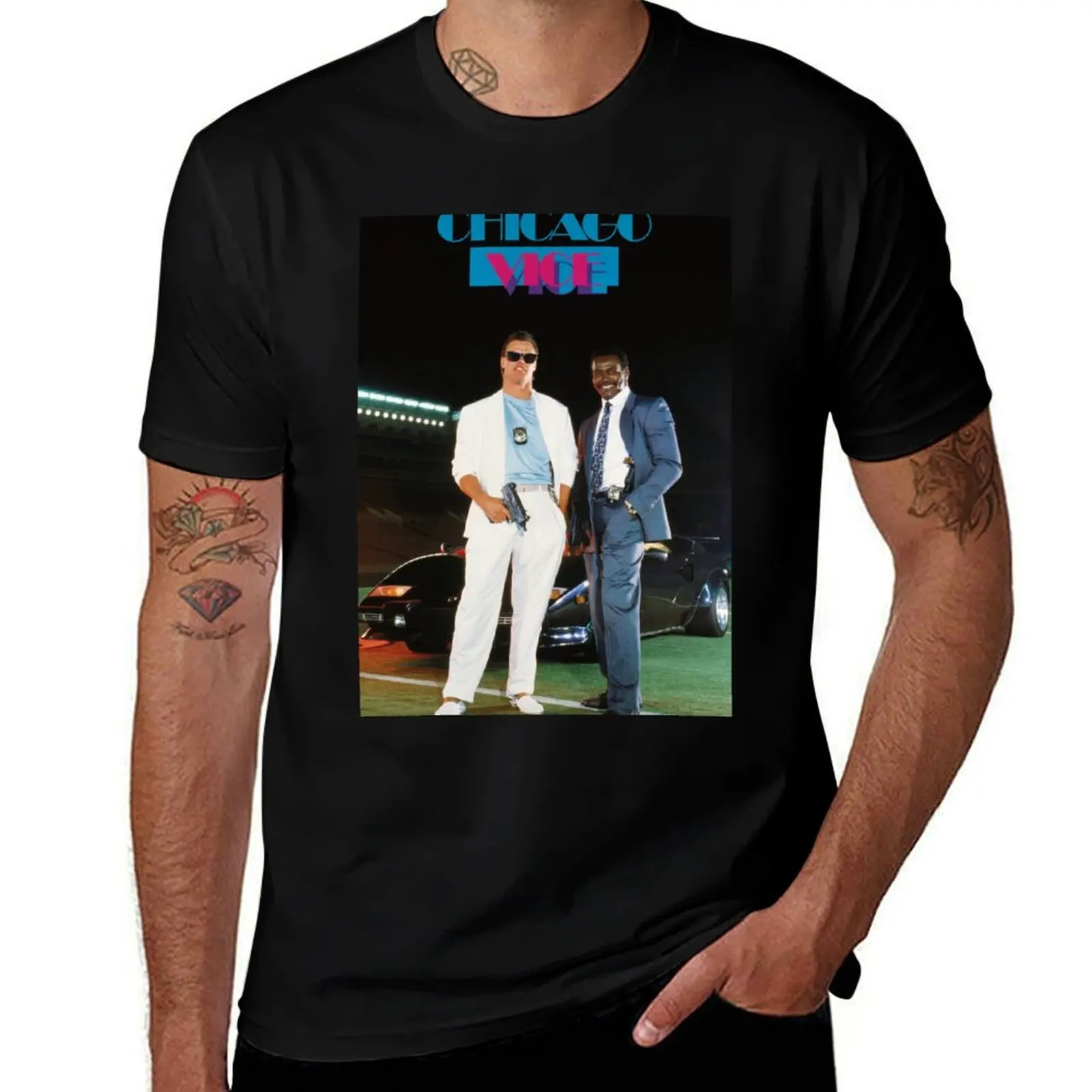 

shirt for shirts casual man man shirts graphic Chicago Vice T-Shirt t man t t cotton