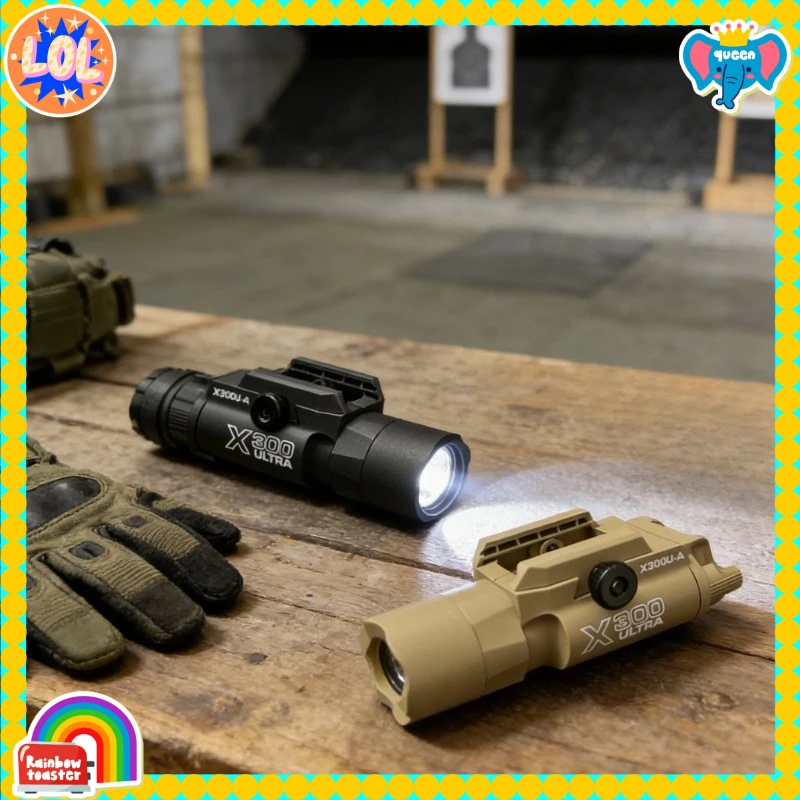 

Профессиональный тактический светодиодный фонарь X300U, X400U Ultra 2026 года с реальными фото, для крепления на 20-мм планку, мощный фонарь