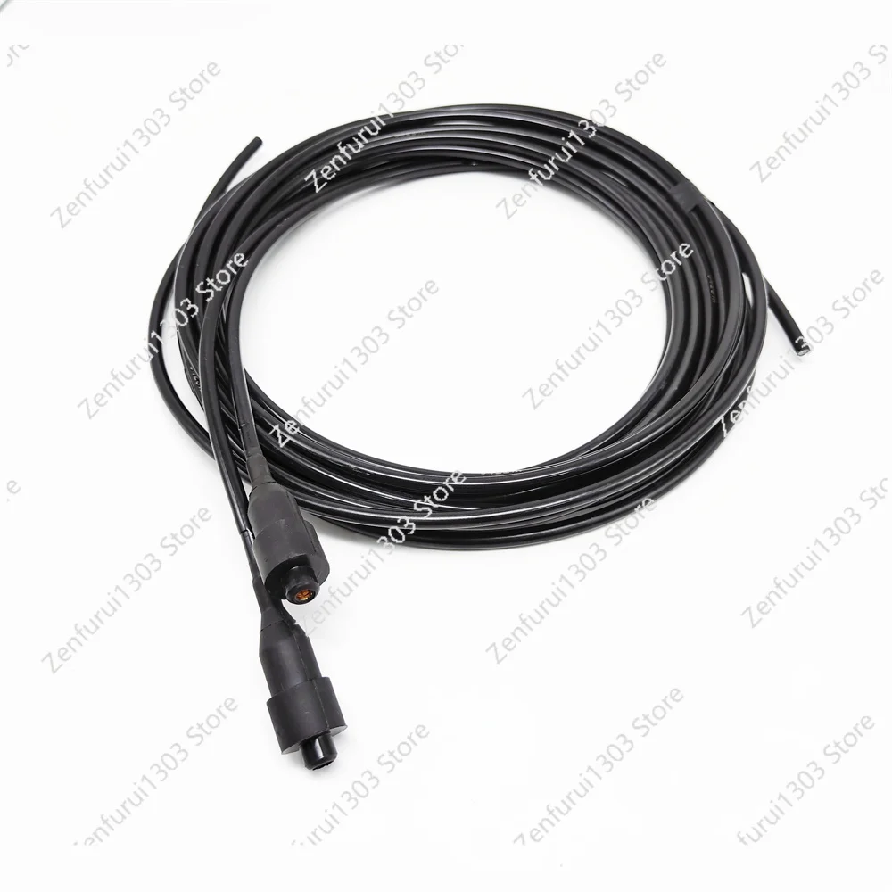 IP69 Waterproof HF50CXILF 1Pin 5m Rubber Cable Underwater RF Coaxial Light Emitting Diode Power PC Cable Connector