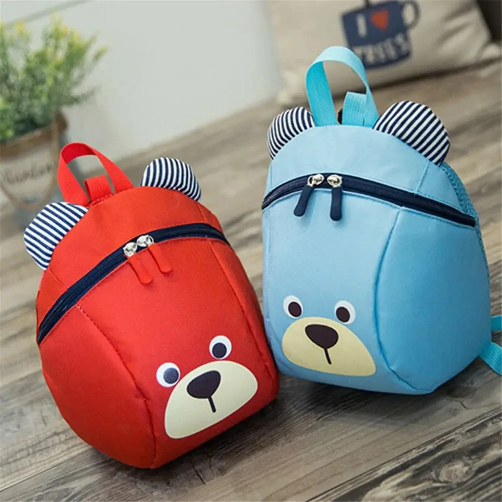 Kids Children Anti-Lost Cartoon Bags High Quality Safety Harness Reins Toddler Back To School Backpack Bear Rucksack Schoolbag