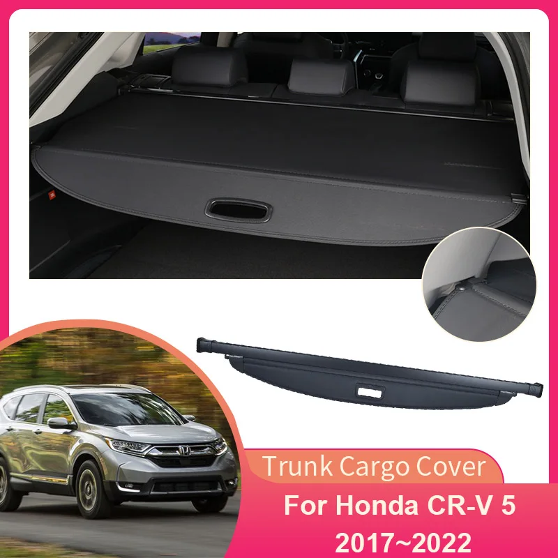 Rear Trunk Cargo Cover for Honda CR-V CRV 5 RW RT RY 2017~2022 Blind Shielding Shade Curtain Partition Board Privacy Accessories