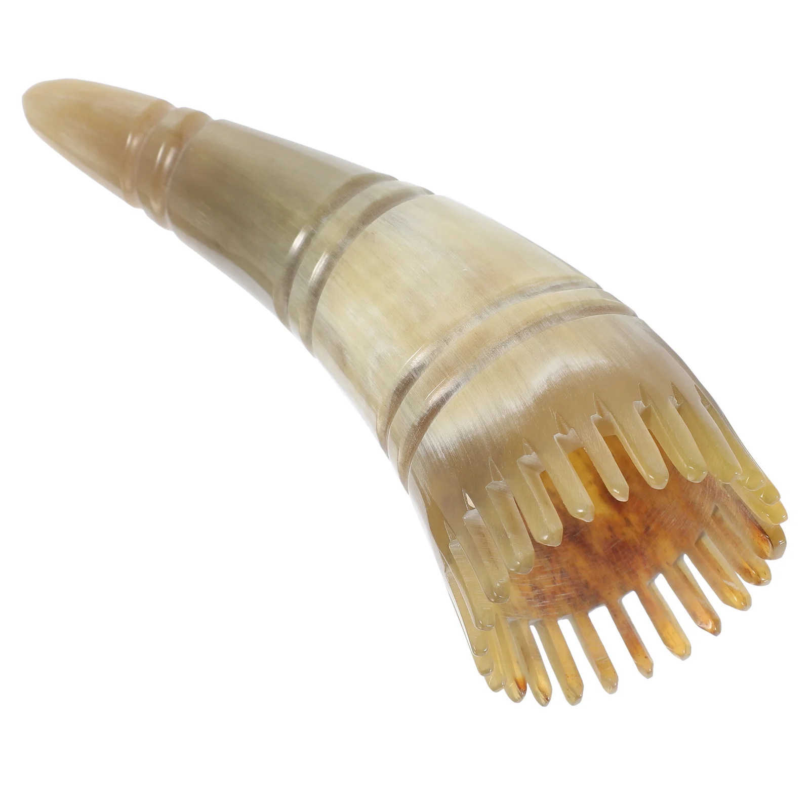 

Scraping Massage Comb Natural Scalp Massager Ergonomic Handle Dry Wet Use Hair Cleaning Dandruff Dirt Removal