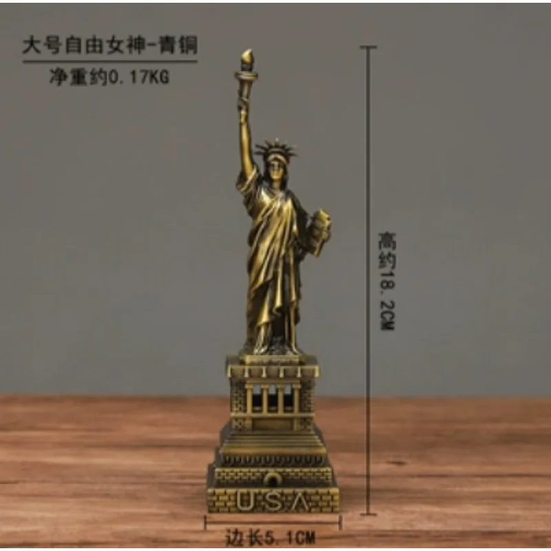 New York Empire State Building Free Muse Metal Model Crafts Ornaments, Creative Business Gifts Office Desktop Decorations