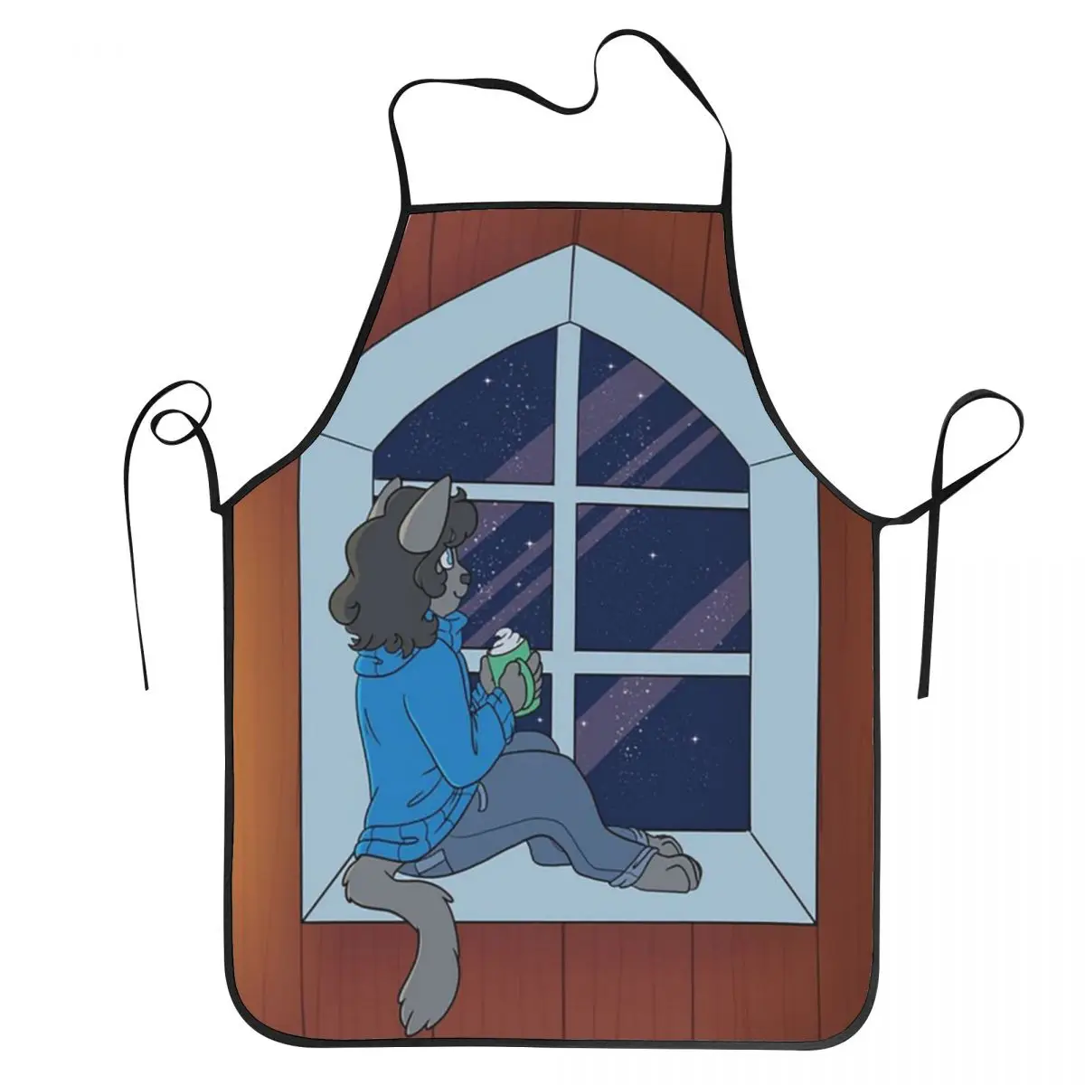 

Зимние фартуки для окон, шеф-повар, приготовление пищи, выпечка, столб, нагрудник без рукавов, кухонный сарафан для уборки для женщин и мужчин, садоводство