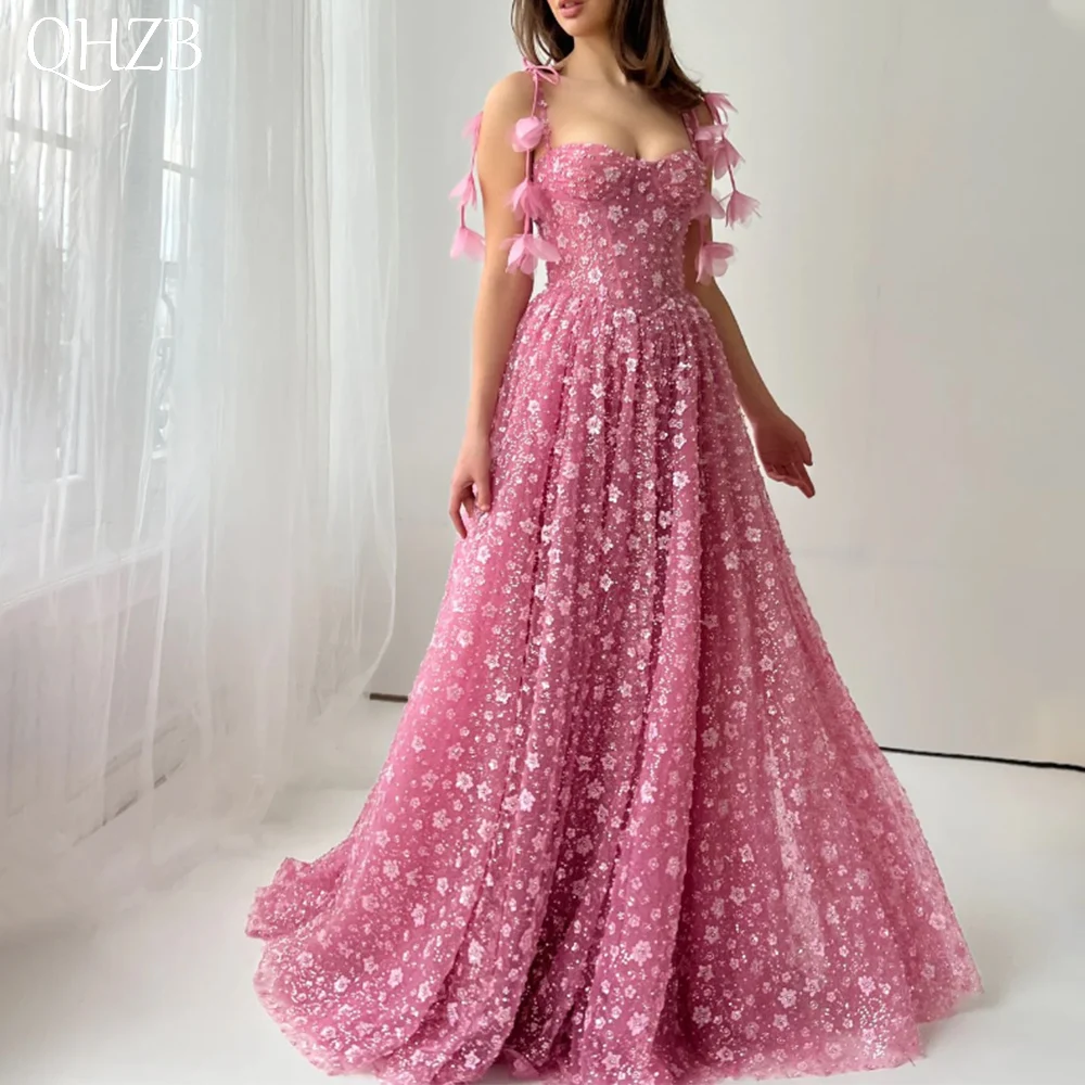 

Customized Luxury Beads Long Prom Dresses for Special Occasions Spaghetti Strap Floor-Length Woman Evening Party Gala Dress 2025