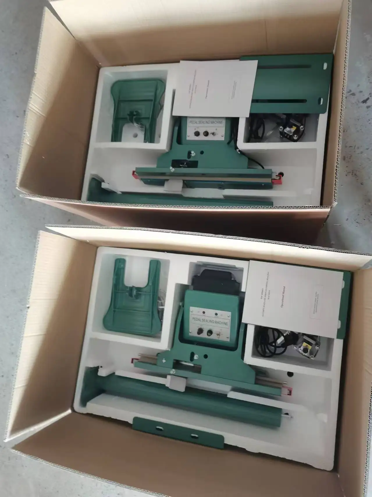 PFS-F650 Macchina termosaldatrice a pedale prezzo es-factory / termosigillatrice per sacchetti in plastica per goffratura