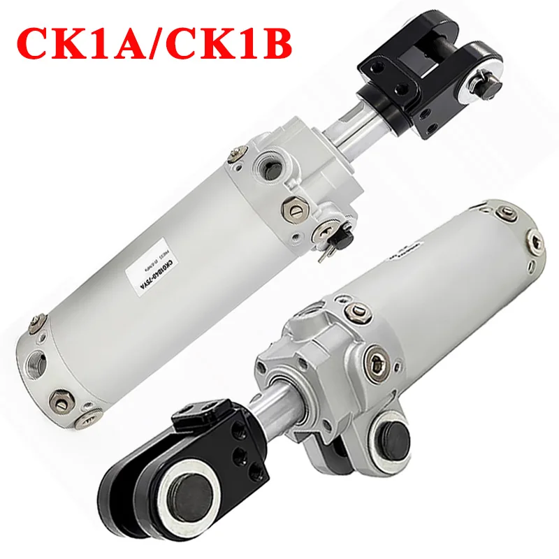 

Пневматический сварной алюминиевый зажимной цилиндр серии CK1A/B, CK1A/CK1B40/50/63-50/75/100/125/150/200-Y, с двойным коленчатым соединением