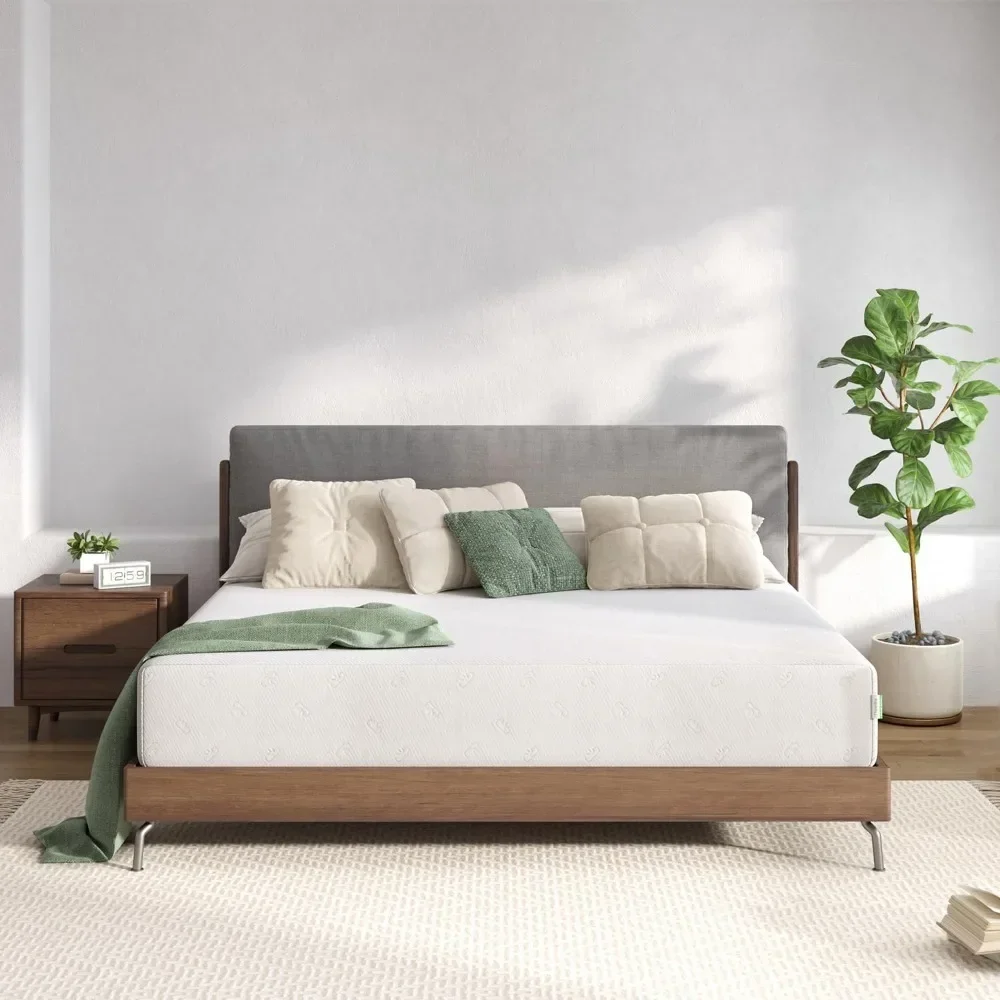 

q King Mattress, 12 Inch King Size Memory Foam Mattress with Comfort Foam for Pressure Relief