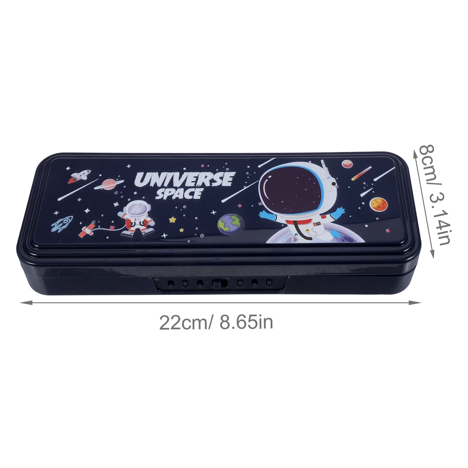 Cartoon Pencil Box Multi-Function Large Capacity Handheld Organizer Stationery Case Student Portable Pencil Container Convenient