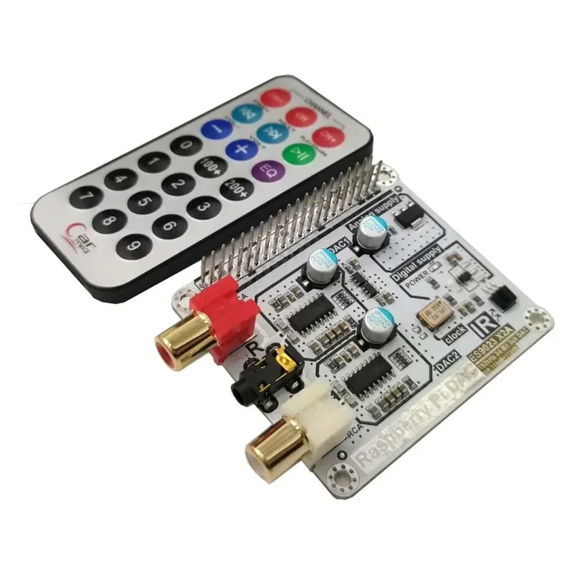 DLHiFi Volumio Mode Raspberry Pi DAC Raspberry Pi 4B 3B+\3B\2B\ZERO(W) HIFI Dual ES9023 Decode DAC I2S With Remote Control