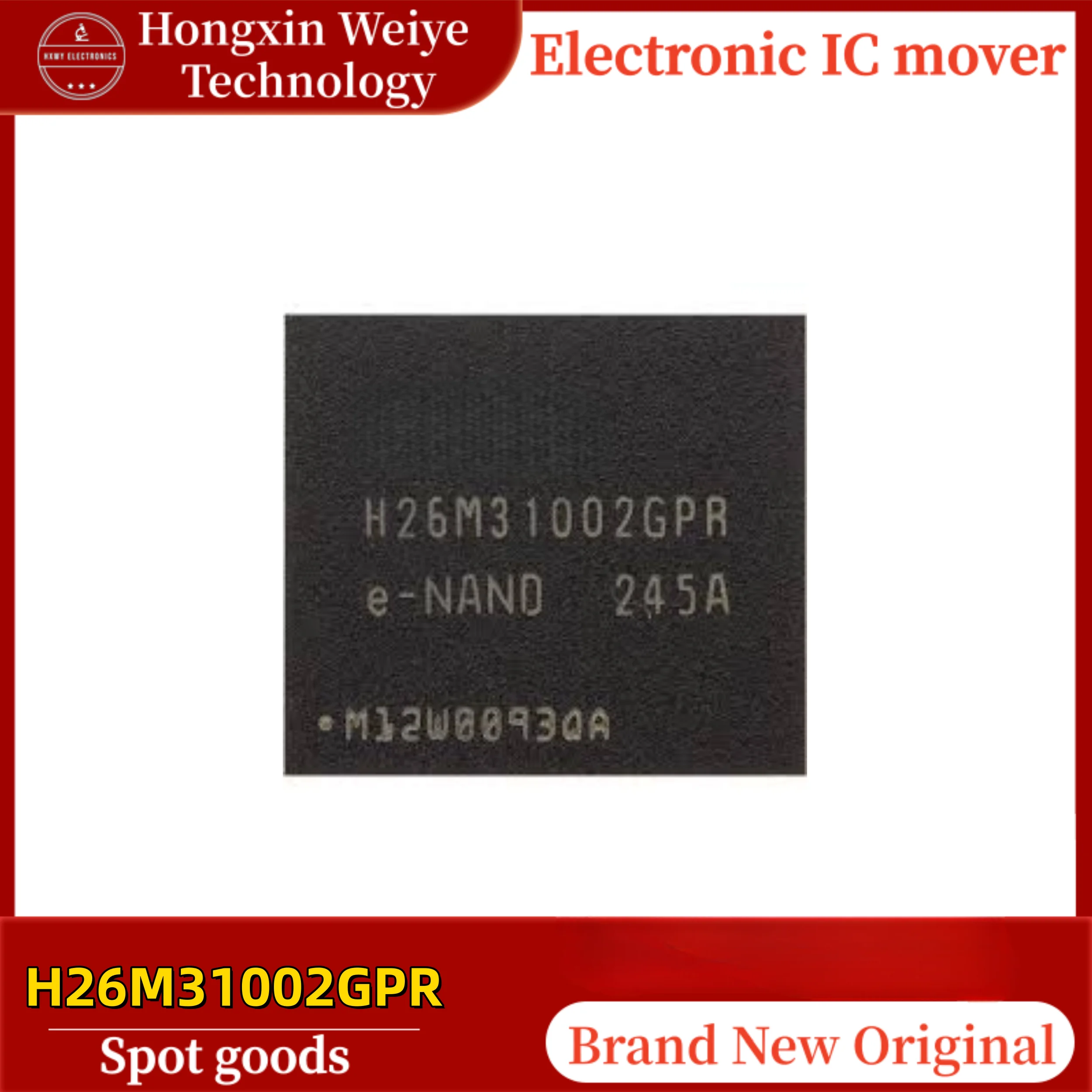 

5/10/30 PCS H26M31002GPR BGA EMMC Memory IC Brand New