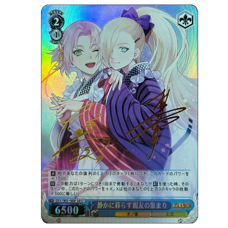 Goddess Story DIY Sun Wukong Mai Shiranui Hatsune Miku Tsunade Foil stamping signatures collectible cards holiday gifts