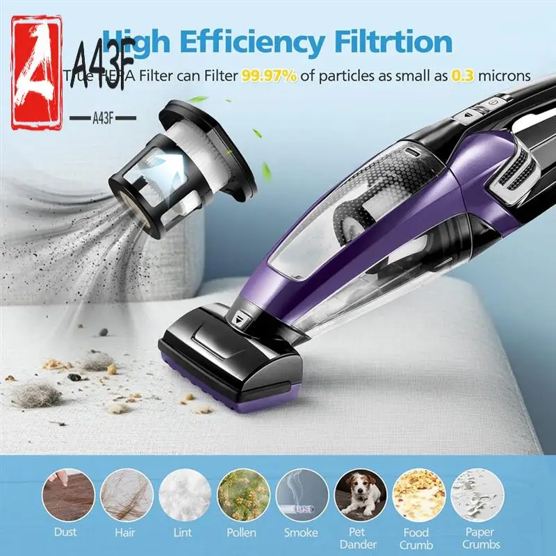 

A43F-2284W 2390A Vacuum Replacement Filter For Bissell Pet Hair Eraser Hand Vacuum 2284W, 2390, 2390A, 2579, 2389