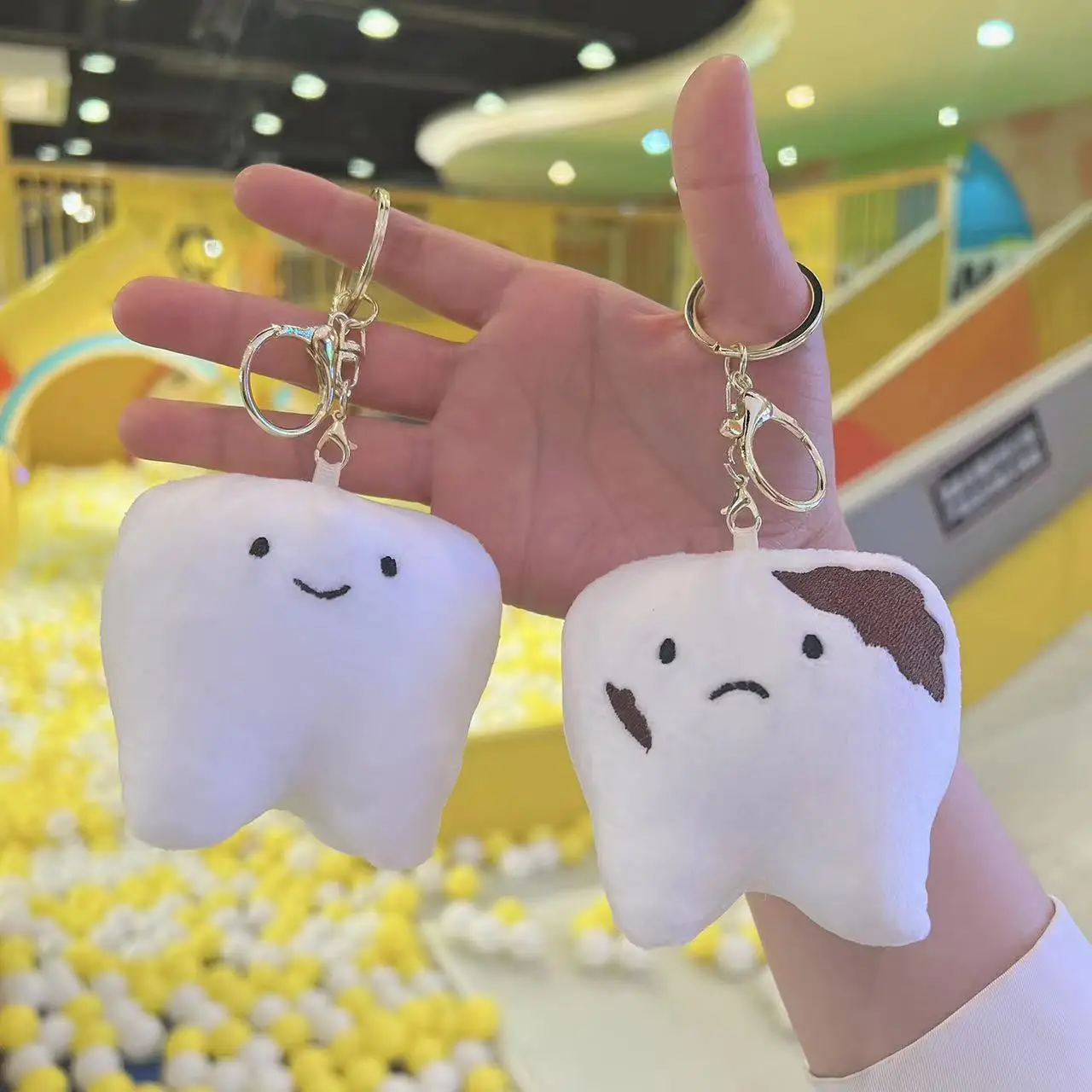  Dental Cute Model Tooth Shape Plush Doll Toy Pendant Toothpaste Toothbrush Demo For Kids Brushing Learning Models Gifts
