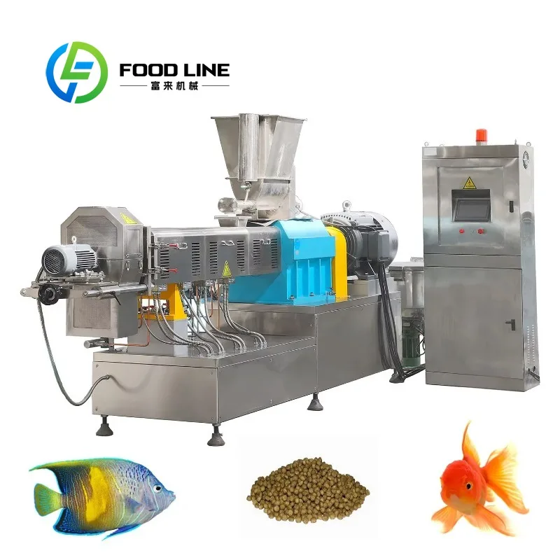 Línea de Producción Automática Personalizada de Alimento para Peces, Equipo Completo para la Elaboración de Pellets Flotantes y Hundidos para Alimento de Tilapia en Acuicultura