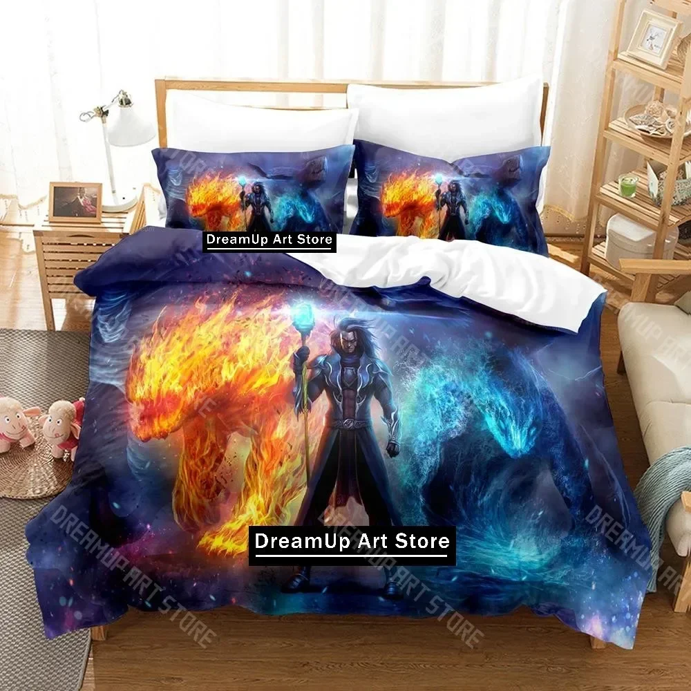 Exquisite 3D Print Wizard Of Legend Bedding Set Single Twin Full Queen King Size Bed Set Adult Kid Bedroom Duvetcover Sets Anime