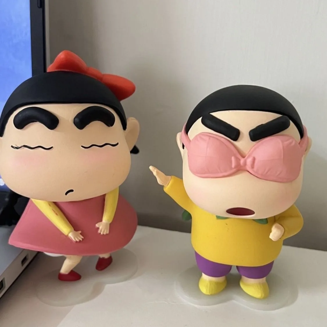 Anime Crayon Shin Chan Marilyn Monroe Version Shinnosuke Harano Cute Q-Version Figurine Model Ornament Cartoon Cosplay Gift