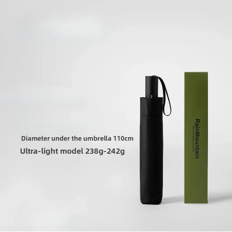 Carbon Fiber Automatic Umbrella Auto Open Dry Large Windproof Anti Rebound Ultra Lightweight for Men Women Travel Use 접이식 우산