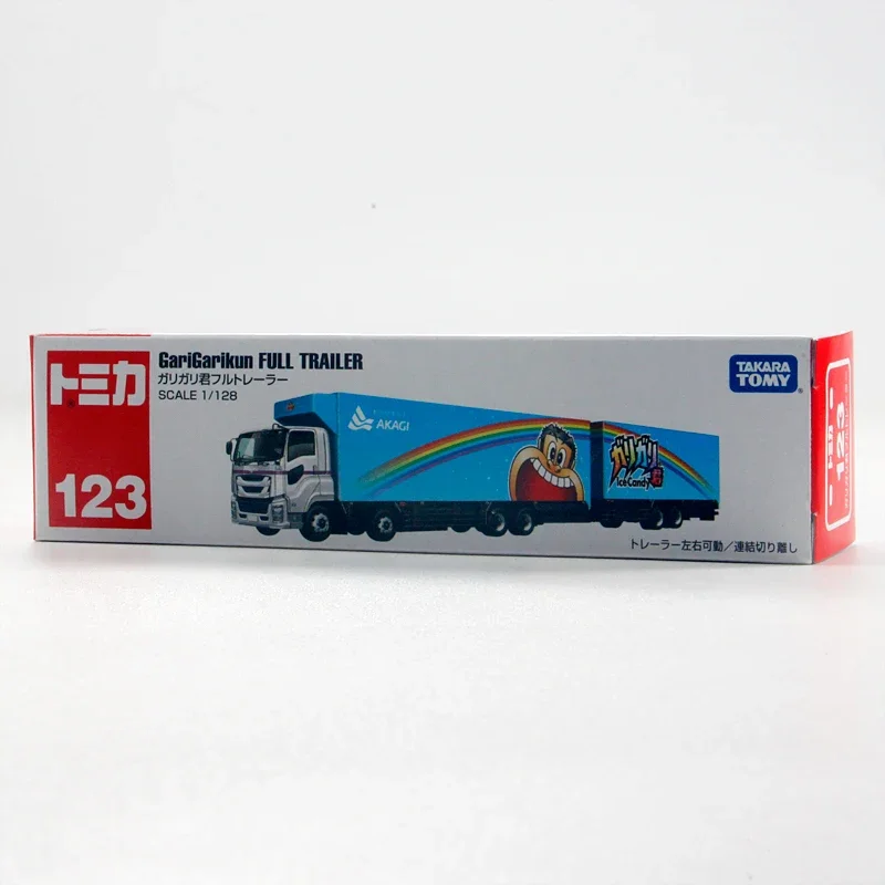 TAKARA TOMY diecast alloy model 123 Gari Jun long transport truck, children's collection decorative toys, children's gifts.