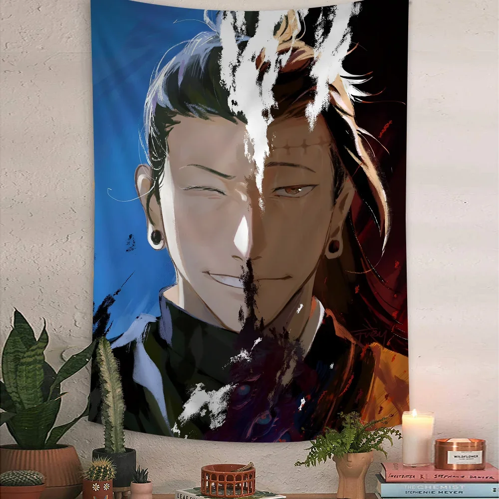 Jujutsu Kaisen Suguru Geto Tapestry Anime Tapestry Hanging Tarot Hippie Wall Rugs Dorm Wall Hanging Sheets