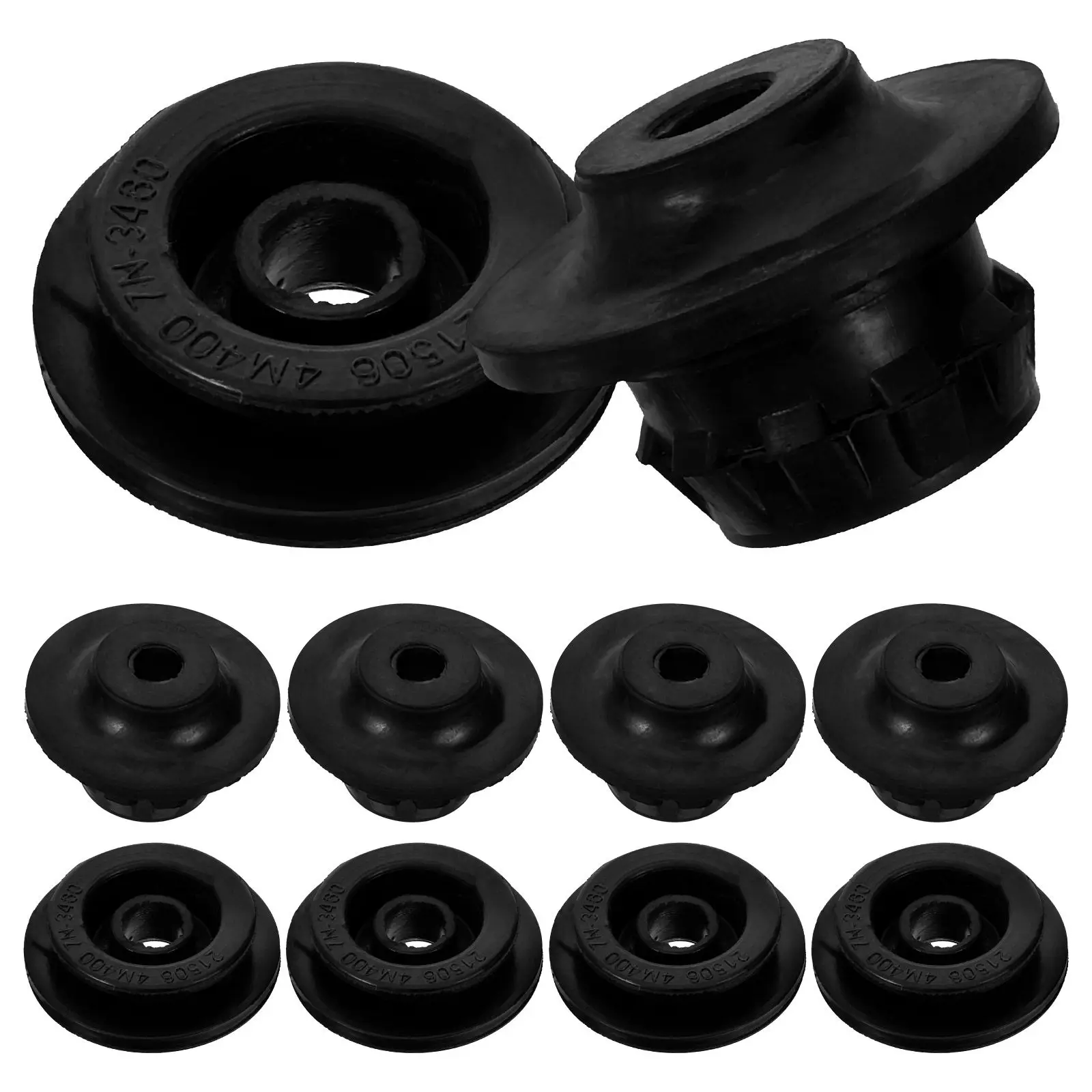 10Pcs Radiator Mount Bushing Rubber Pads Car Radiator Support Brackets Cushion Mounting Kit Noise Vibration Protection