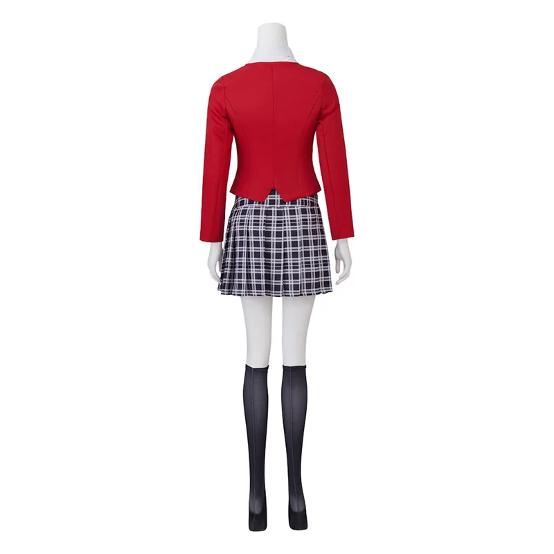 Movie Musical Heathers oliver saber Costume Cosplay donna uniforme scolastica cappotto camicia gonna vestito Halloween Carnival Outfits