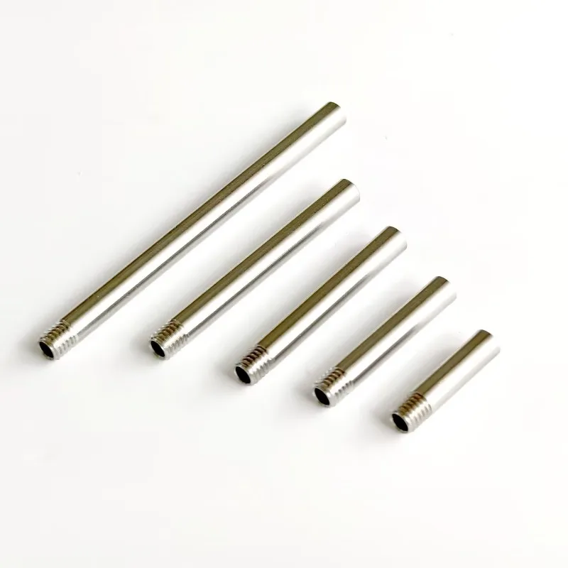 1pcs M5/M6/M8 Stainless steel 304 CNC Machine tool cooling Threaded Hollow Straight tube