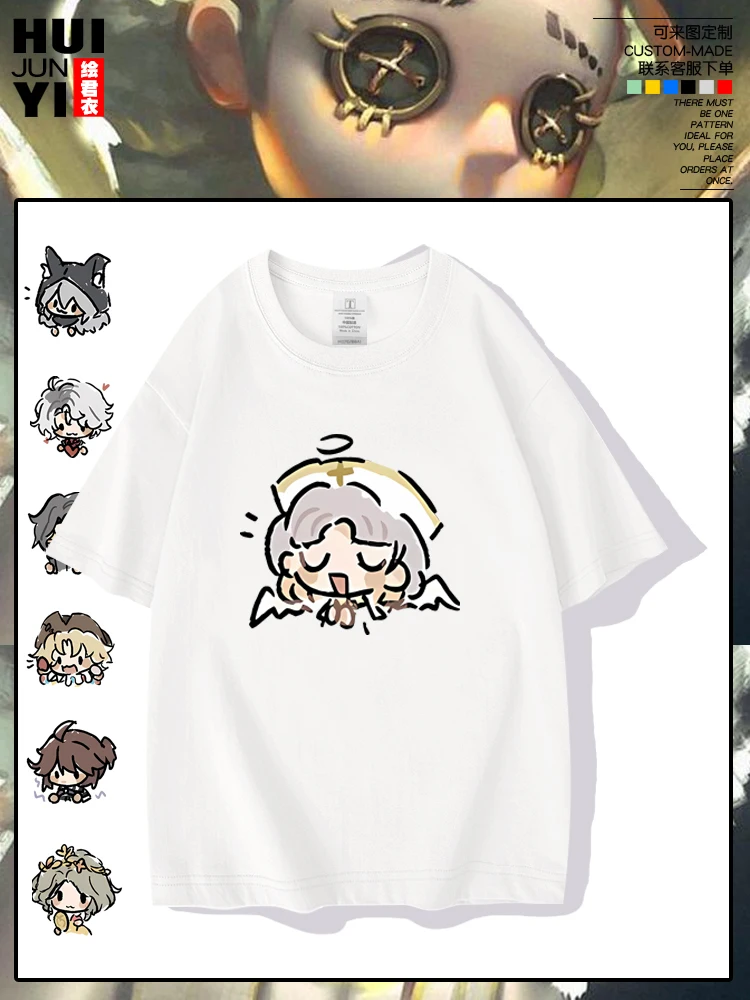 

Anime Identity Ⅴ Ithaqua Vera Nair T-shirt Summer Shirt Fans Short Sleeves Man Women Clothes Tees Cosplay Clothes Gift