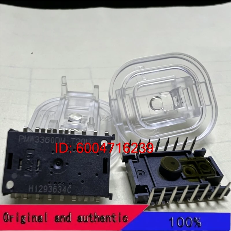 PMW3360DM-T2QU LM19-LSI PMW3360 Mouse Sensor Optical Gaming Navigation Chip DIP 100%New&Original 1Set=1pcs pmw3360+1pcs lens